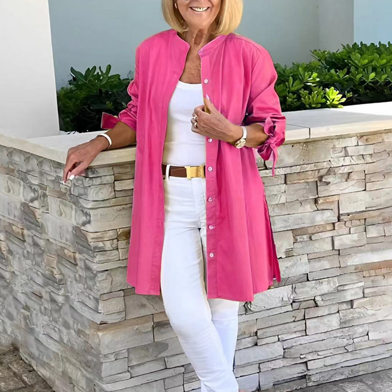 Kellie - Stylish Shirt Cardigan