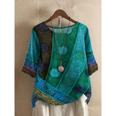 Angelie - Ethnic-Inspired Blouse