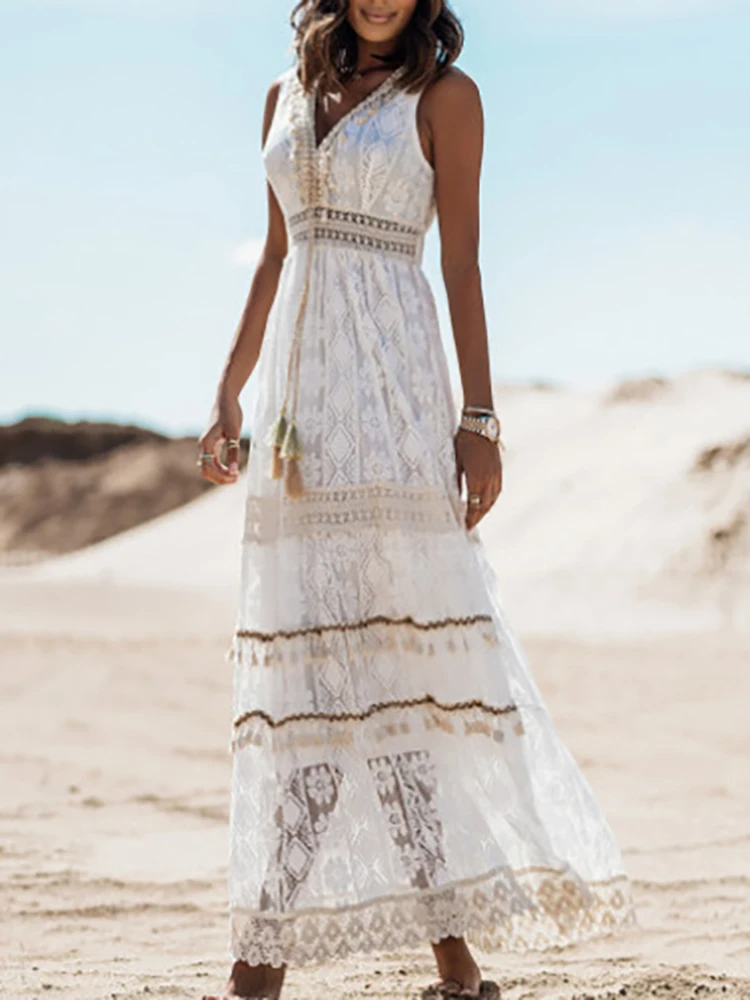 Lianne - Boho Chic Maxi Dress