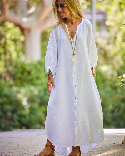 Luisa - Breezy Button-Down Dress