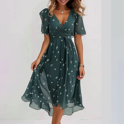 Shirley - Chic Bohemian Midi Dress