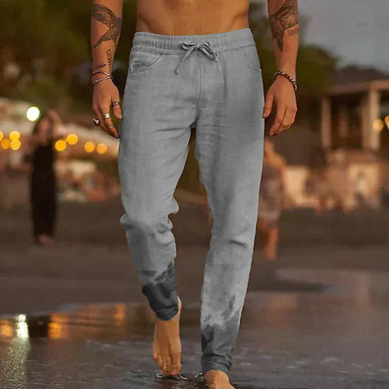 Adrian - Relaxed Fit Linen Pants