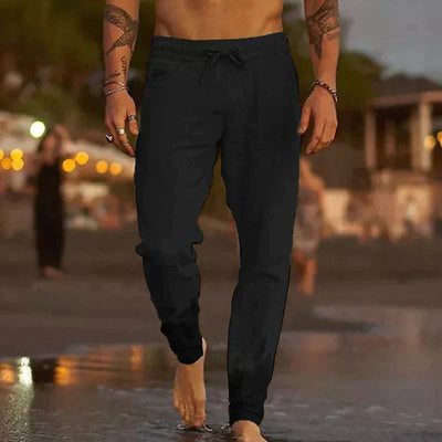 Adrian - Relaxed Fit Linen Pants