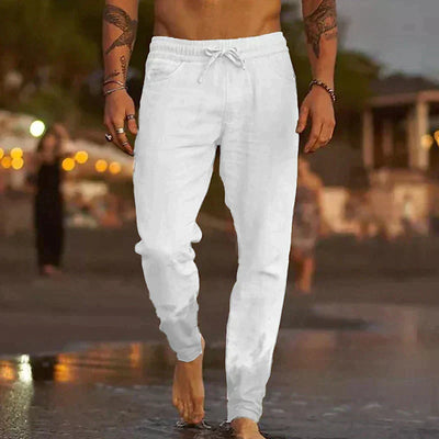 Adrian - Relaxed Fit Linen Pants