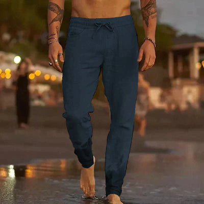 Adrian - Relaxed Fit Linen Pants