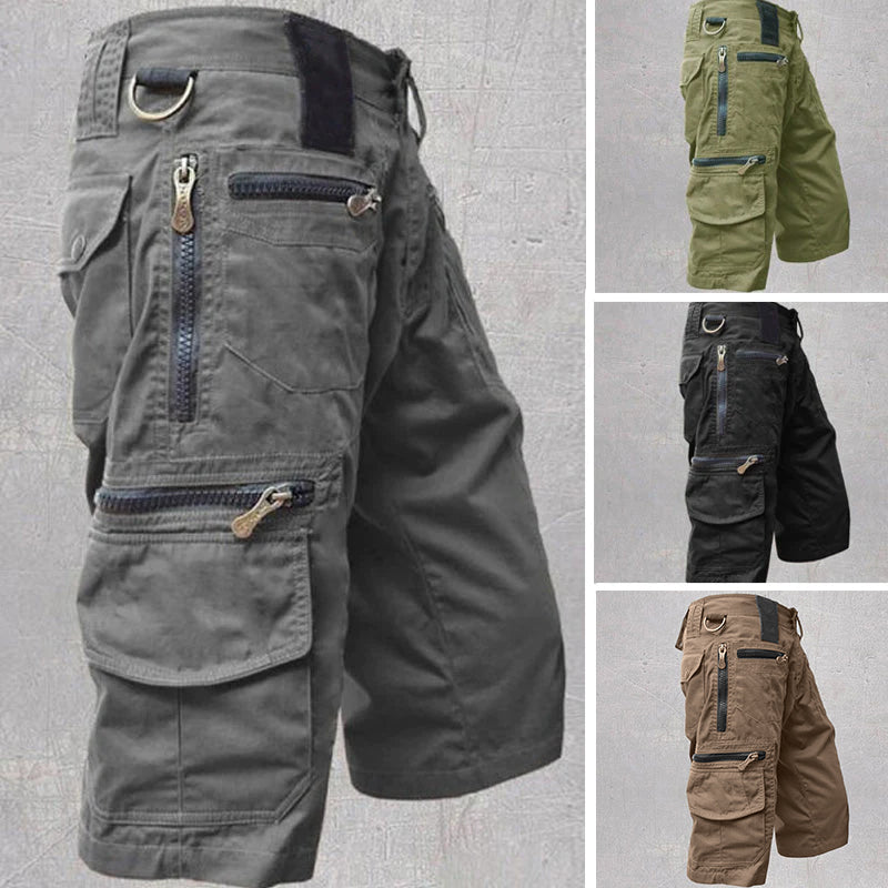 Darren - Men's Multi-Pocket Cargo Shorts