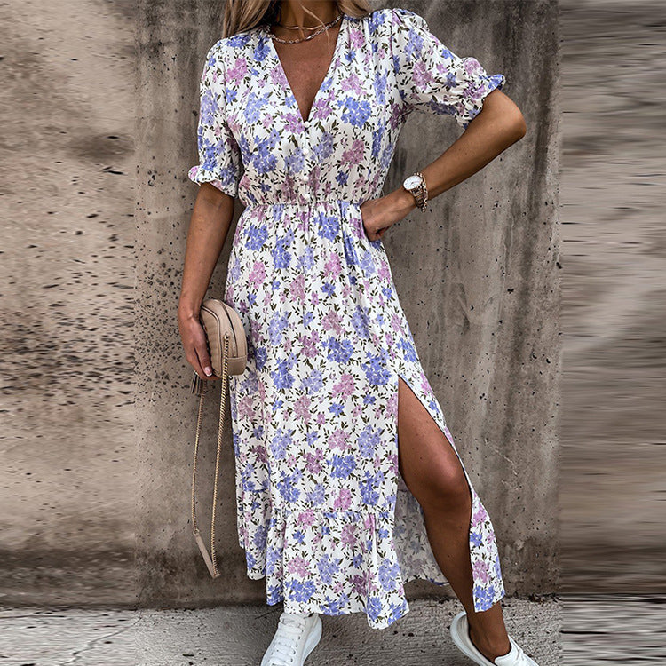 Aubrey - Elegant Floral Maxi Dress