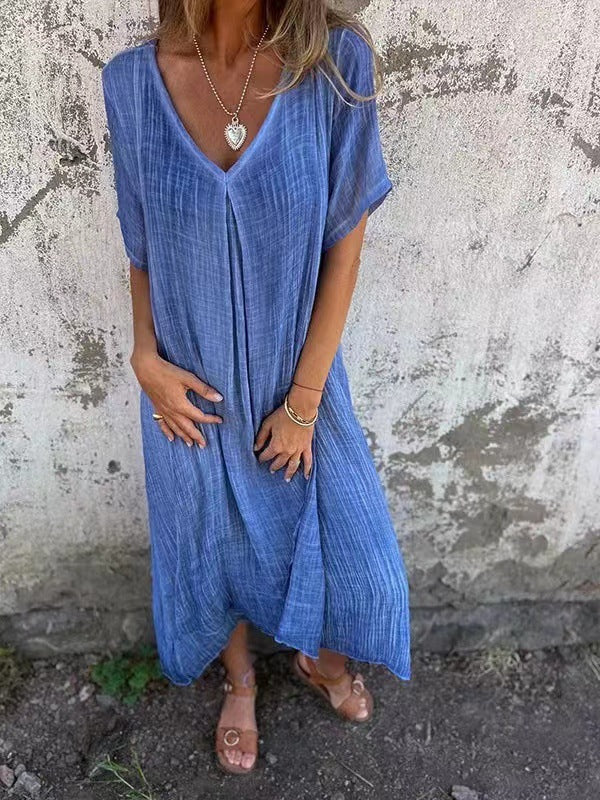 Margaret - Classy V-Neck Maxi Dress