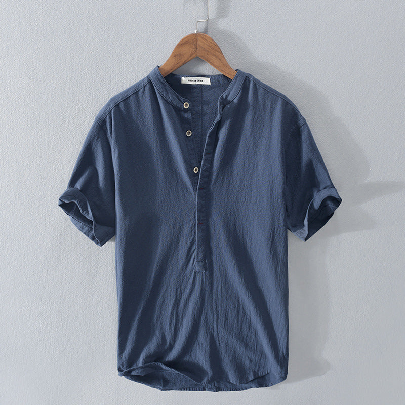 Caleb - Classic Linen Shirt