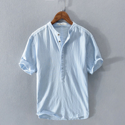 Caleb - Classic Linen Shirt