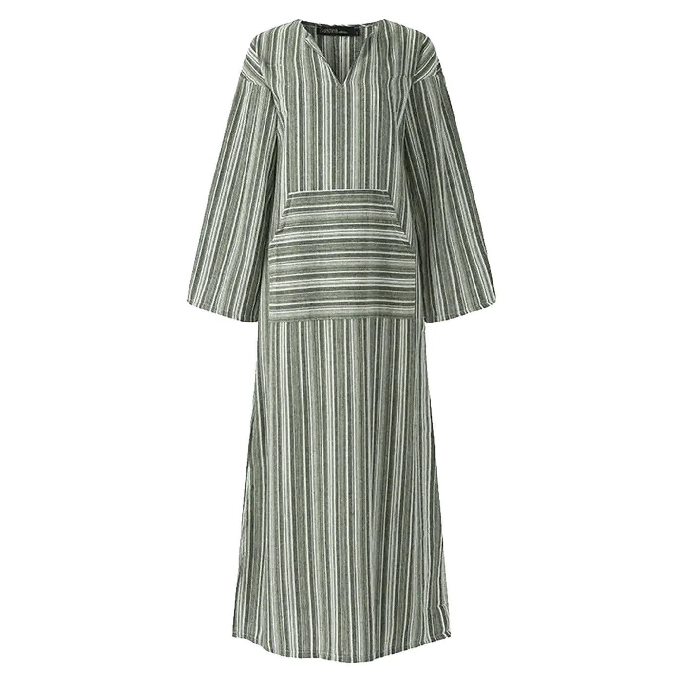 Abigail - Chic Striped Maxi Dress