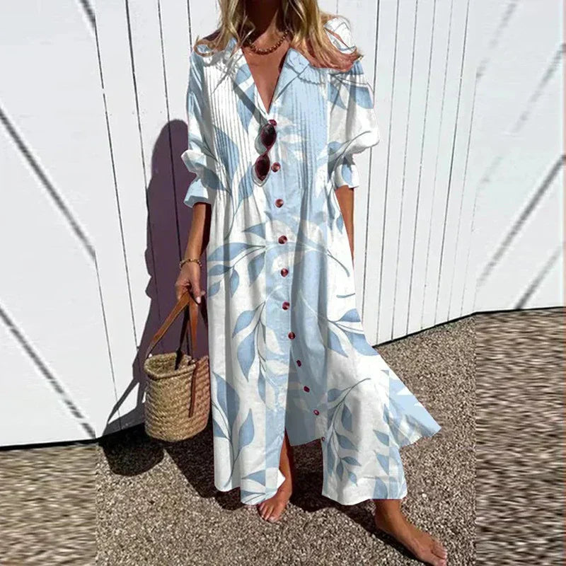 Dominique - Boho Chic Maxi Dress