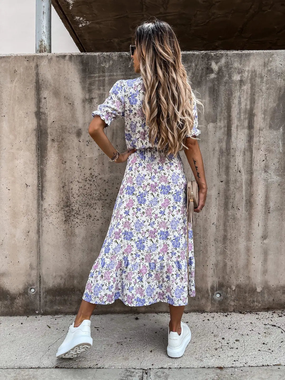 Aubrey - Elegant Floral Maxi Dress