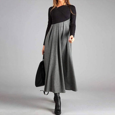 Florence - Elegant Long-Sleeve Maxi Dress