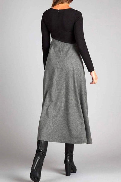 Florence - Elegant Long-Sleeve Maxi Dress