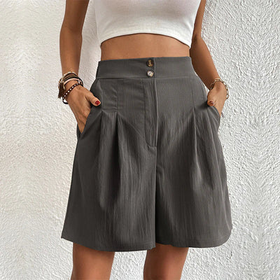 Marie - High-Waist Relaxed Fit Shorts