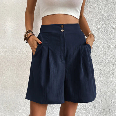 Marie - High-Waist Relaxed Fit Shorts