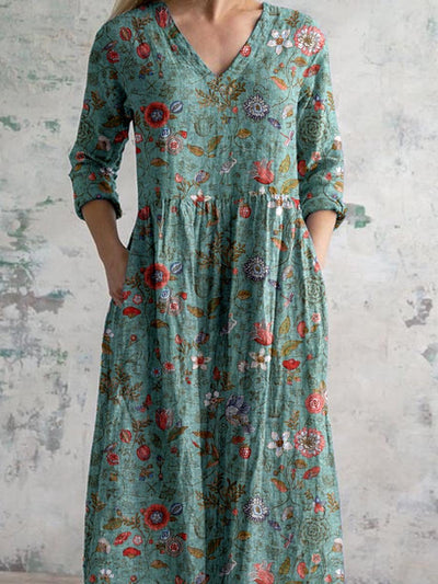 Janet - Floral Maxi Dress