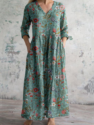 Janet - Floral Maxi Dress