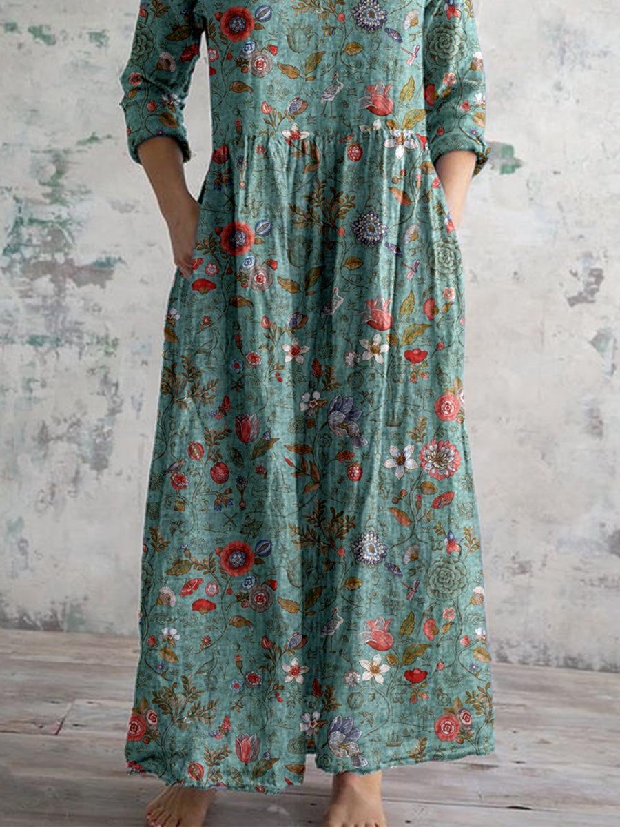 Janet - Floral Maxi Dress