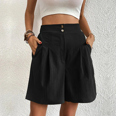 Marie - High-Waist Relaxed Fit Shorts