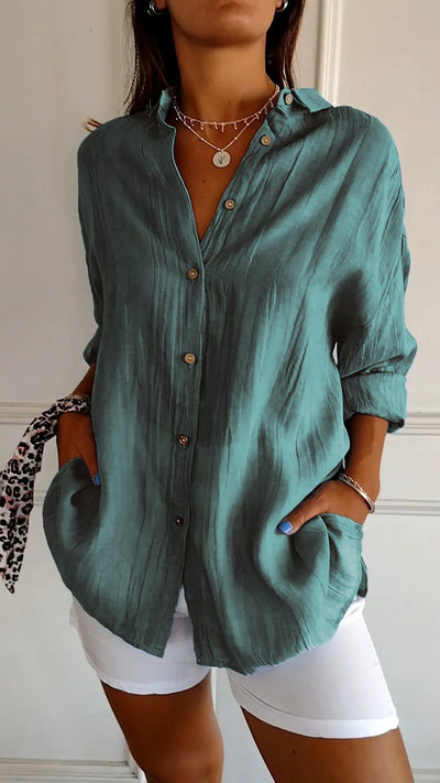 Sue - Chic Button-Up Blouse