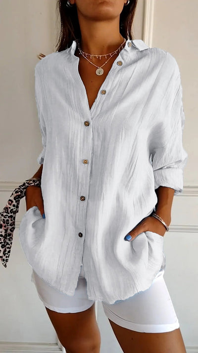 Sue - Chic Button-Up Blouse